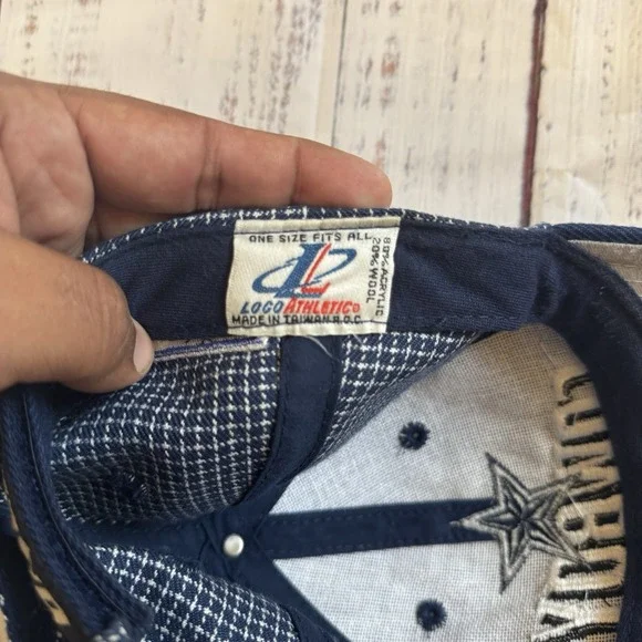 Vintage 90's NFL Dallas Cowboys Bundle T-shirt And Cap. - Picture 9 of 12